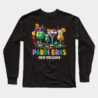 Mardi Gras New Orleans 2024, Pardi Gras Long Sleeve T-Shirt